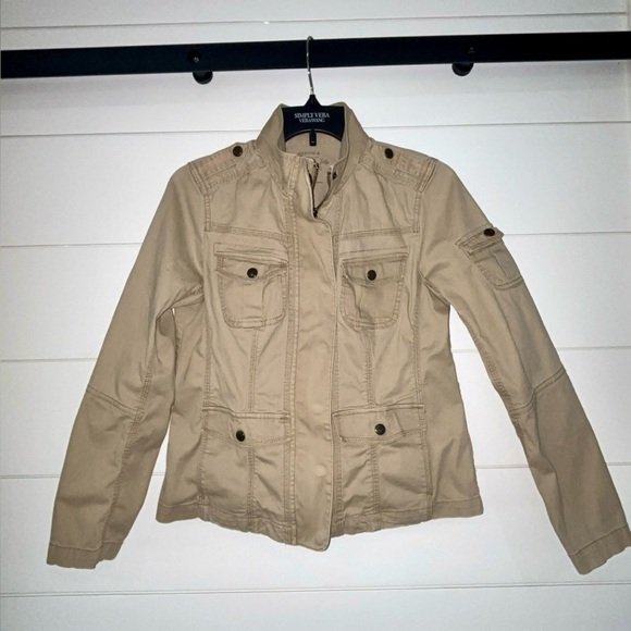 Sonoma Jackets & Blazers - Sonoma Khaki Cargo Women's Jacket S